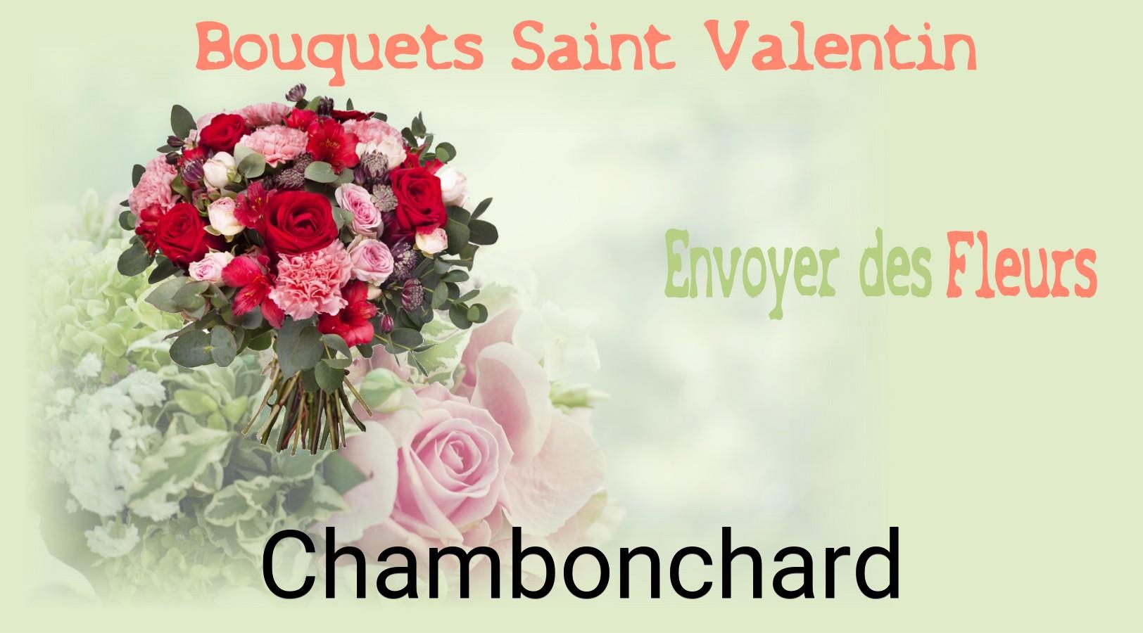 Roses de Saint-Valentin livrées à Chambonchard